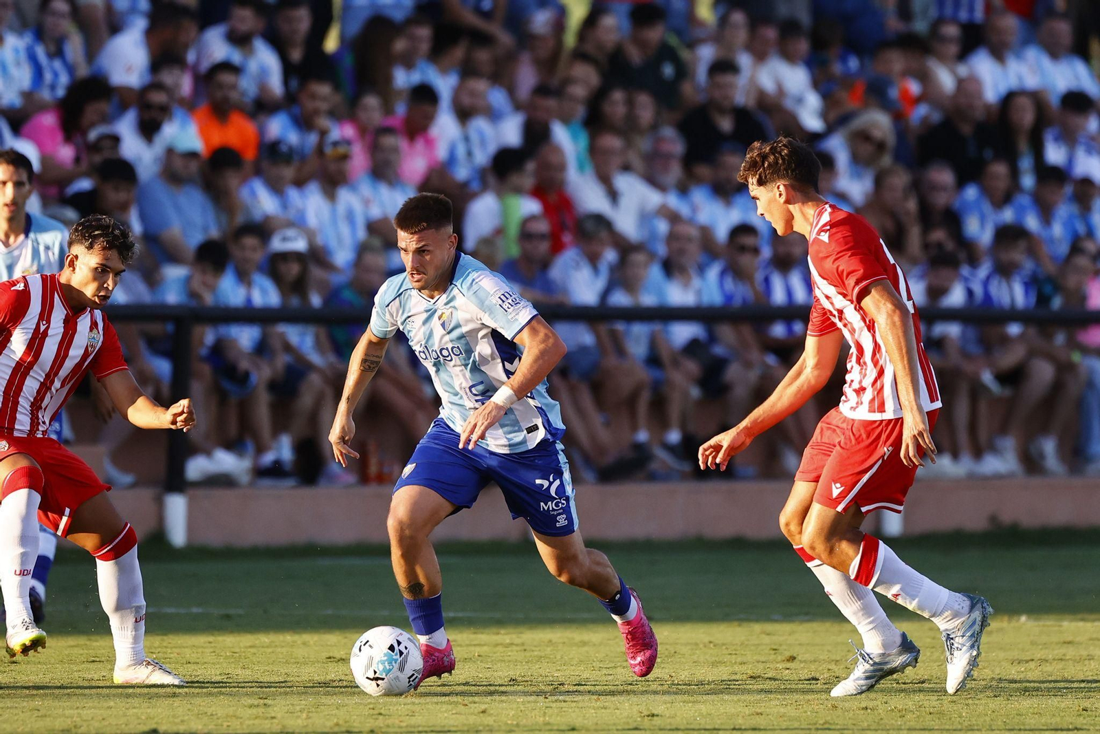 Almería-Málaga CF, en fotos