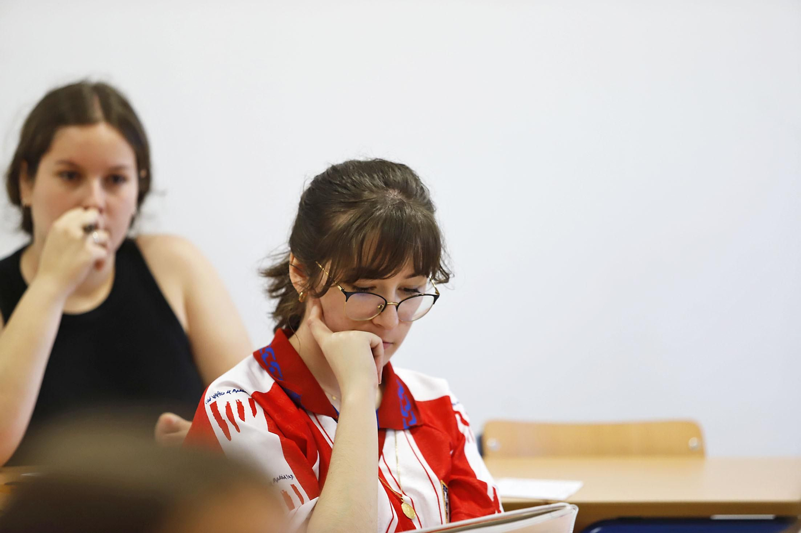 Imágenes del comienzo de las pruebas de evaluación para el acceso a la universidad en Huelva