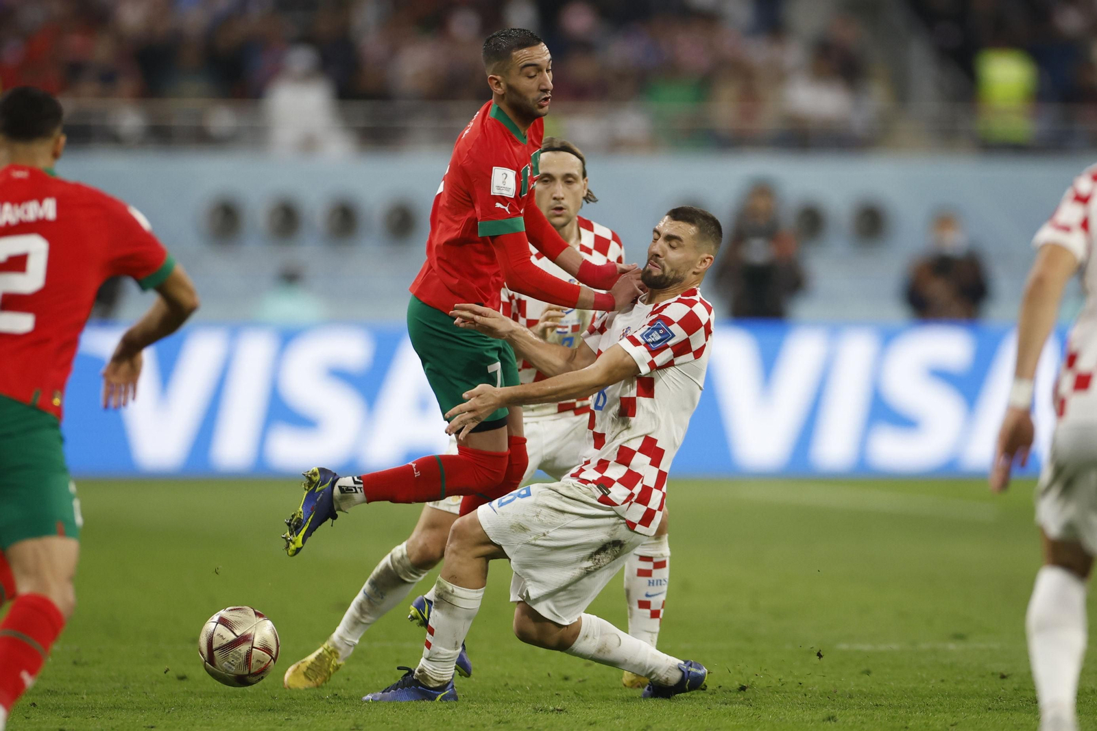 Las fotos del Croacia-Marruecos del Mundial de Qatar