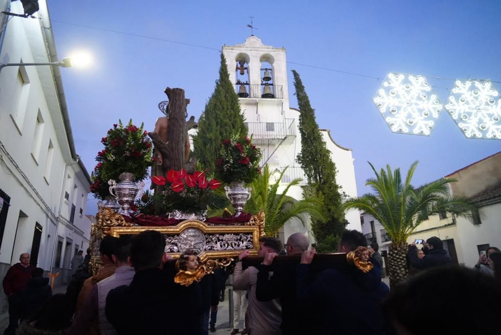 La procesión de San Sebastián en Pozoblanco 49 años después, en imágenes