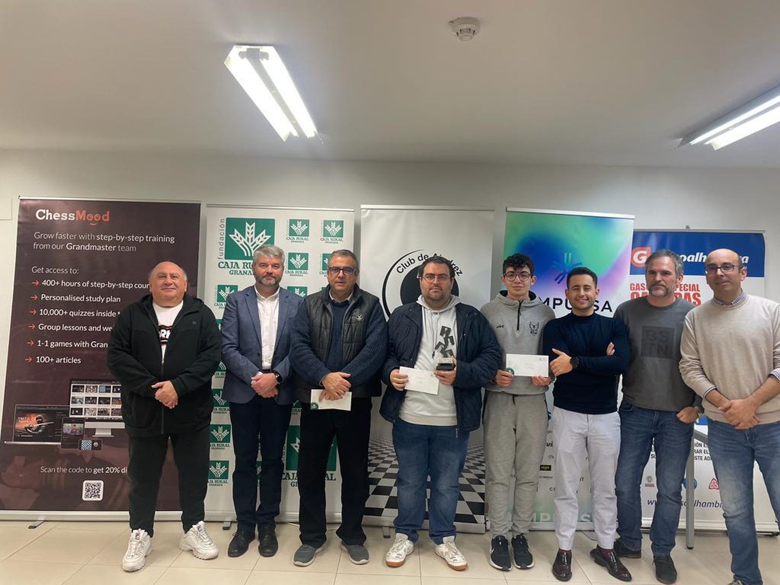 Un momento de la entrega de premios del torneo