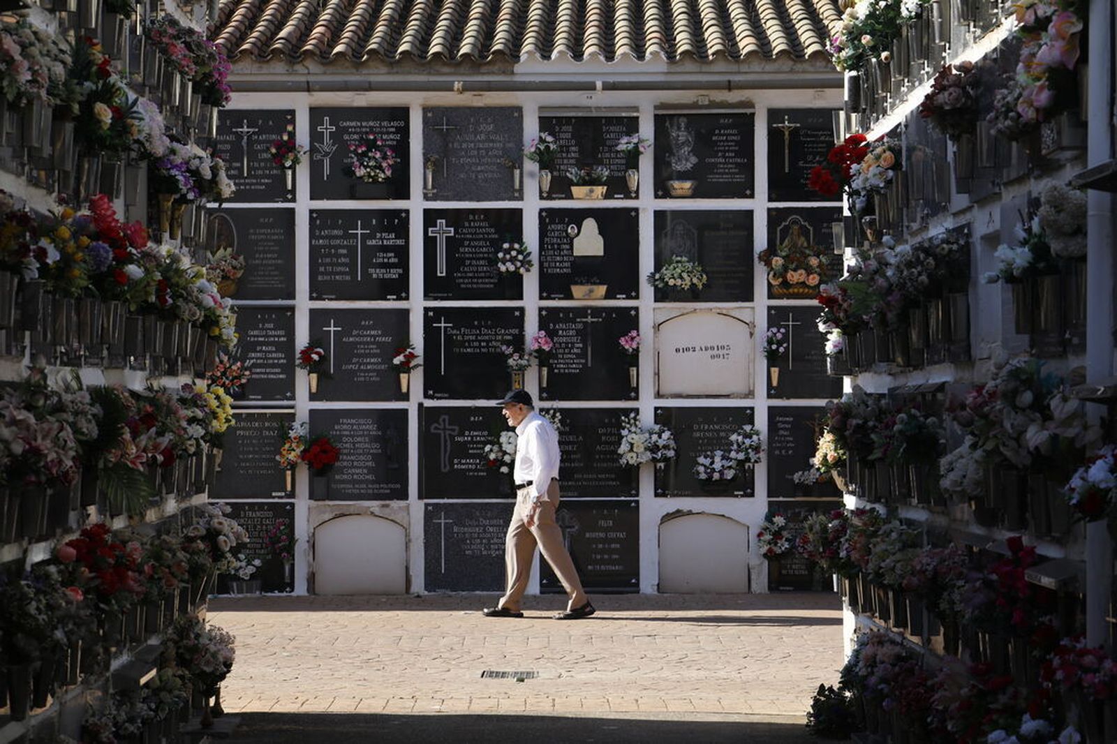 Día de Todos Los Santos en el Cementerio de San Rafael.