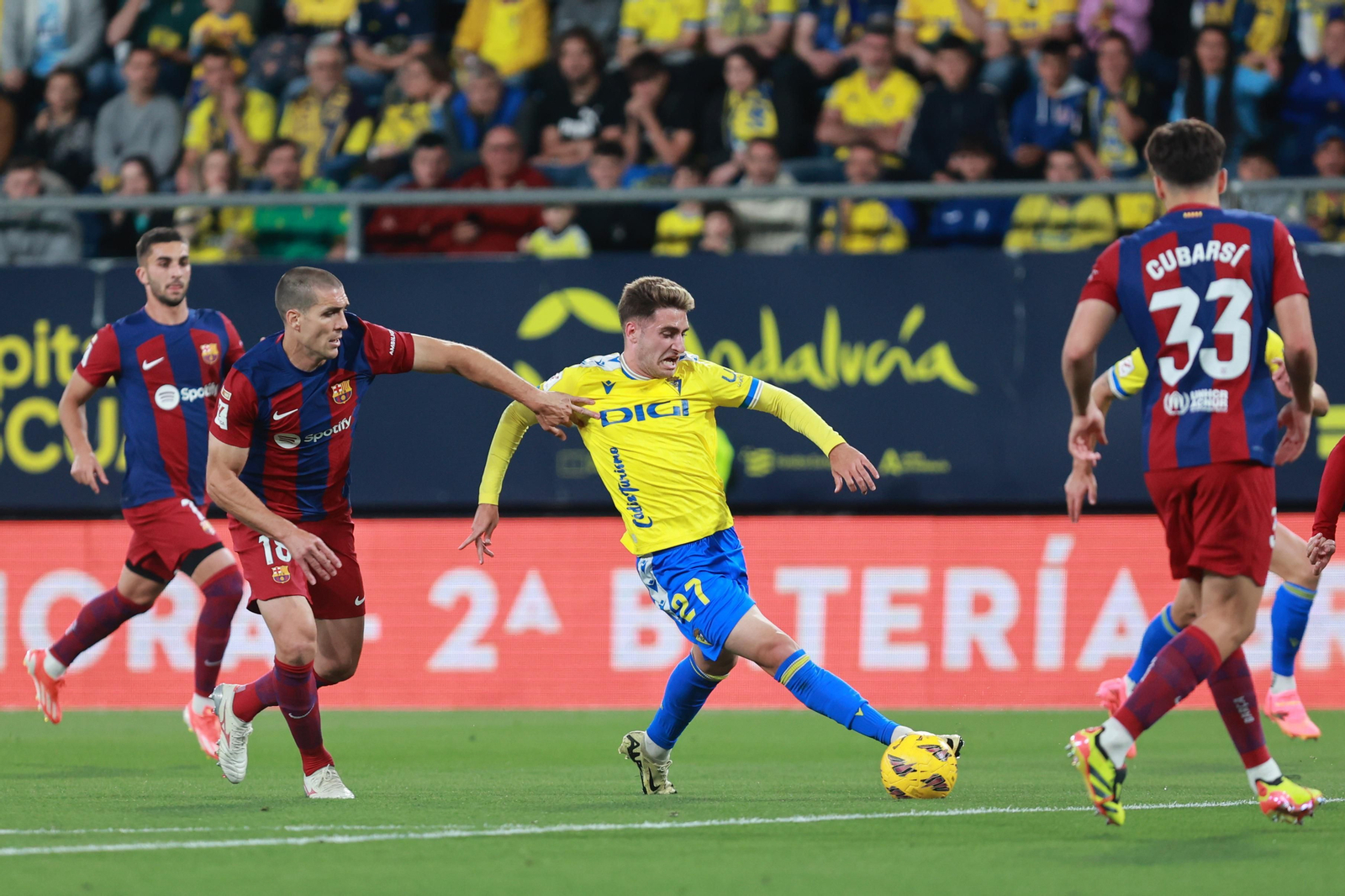 Las mejores imágenes del partido Cádiz Cf -Barcelona