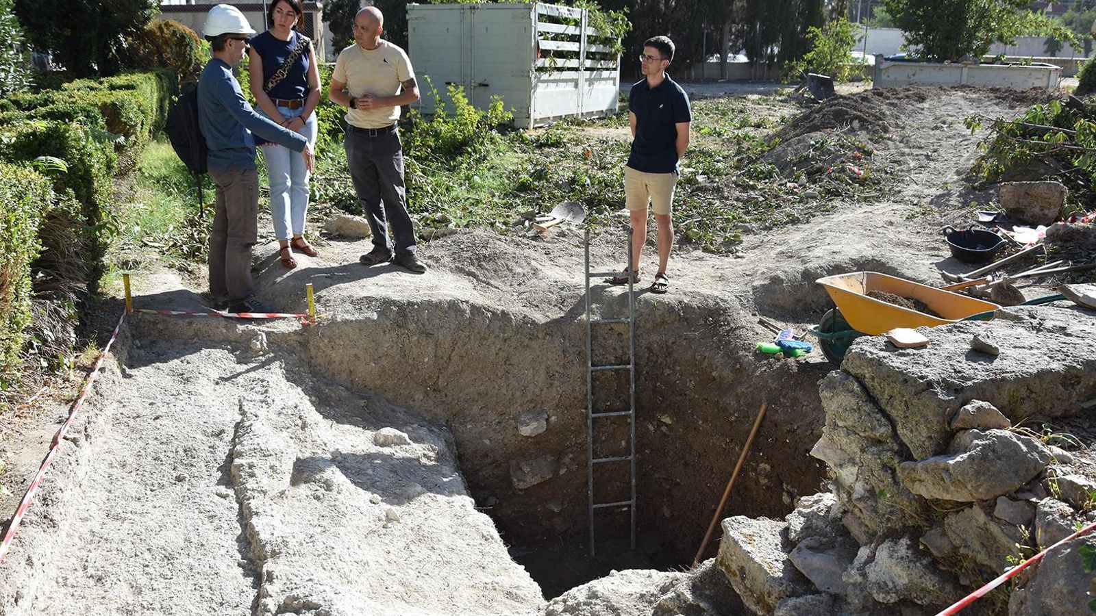 Trabajos en el interior del Palacio.