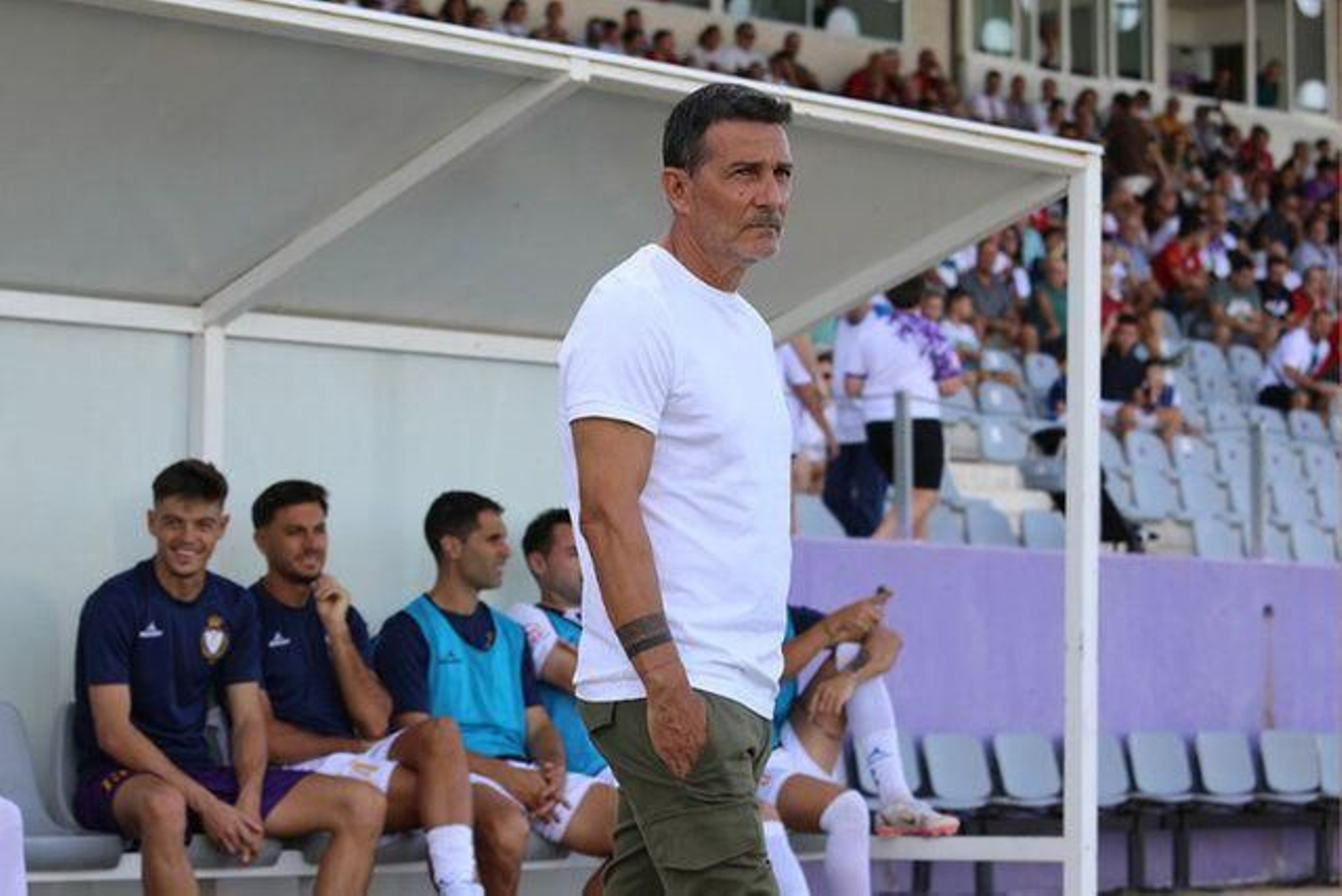 Manuel Chumilla, en su reciente etapa como entrenador lagarto.