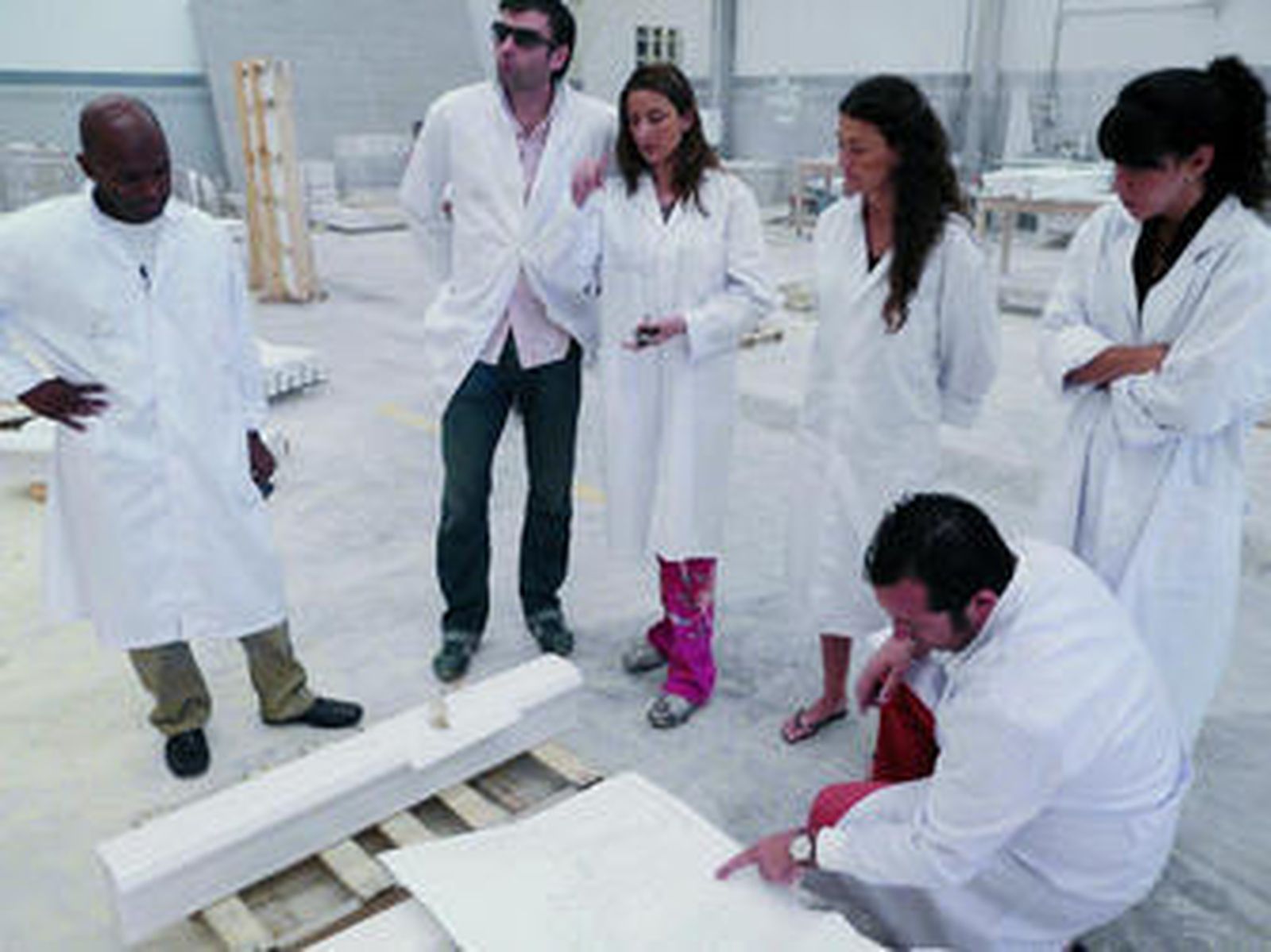 Anteriormente fueron arquitectos procedentes de Dubai los que visitaron la industria del mármol.