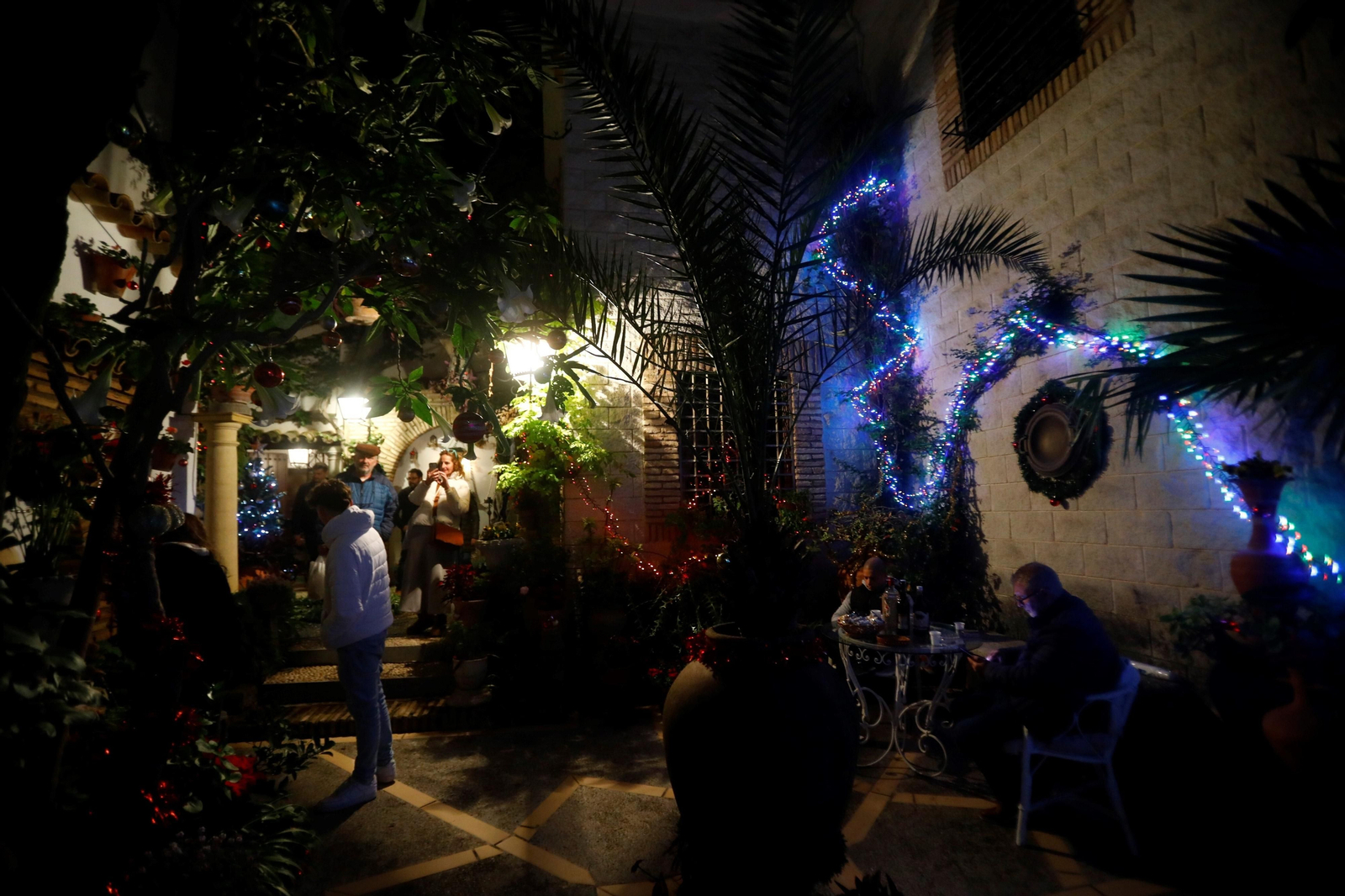 Las mejores imágenes de la apertura de los Patios en Navidad
