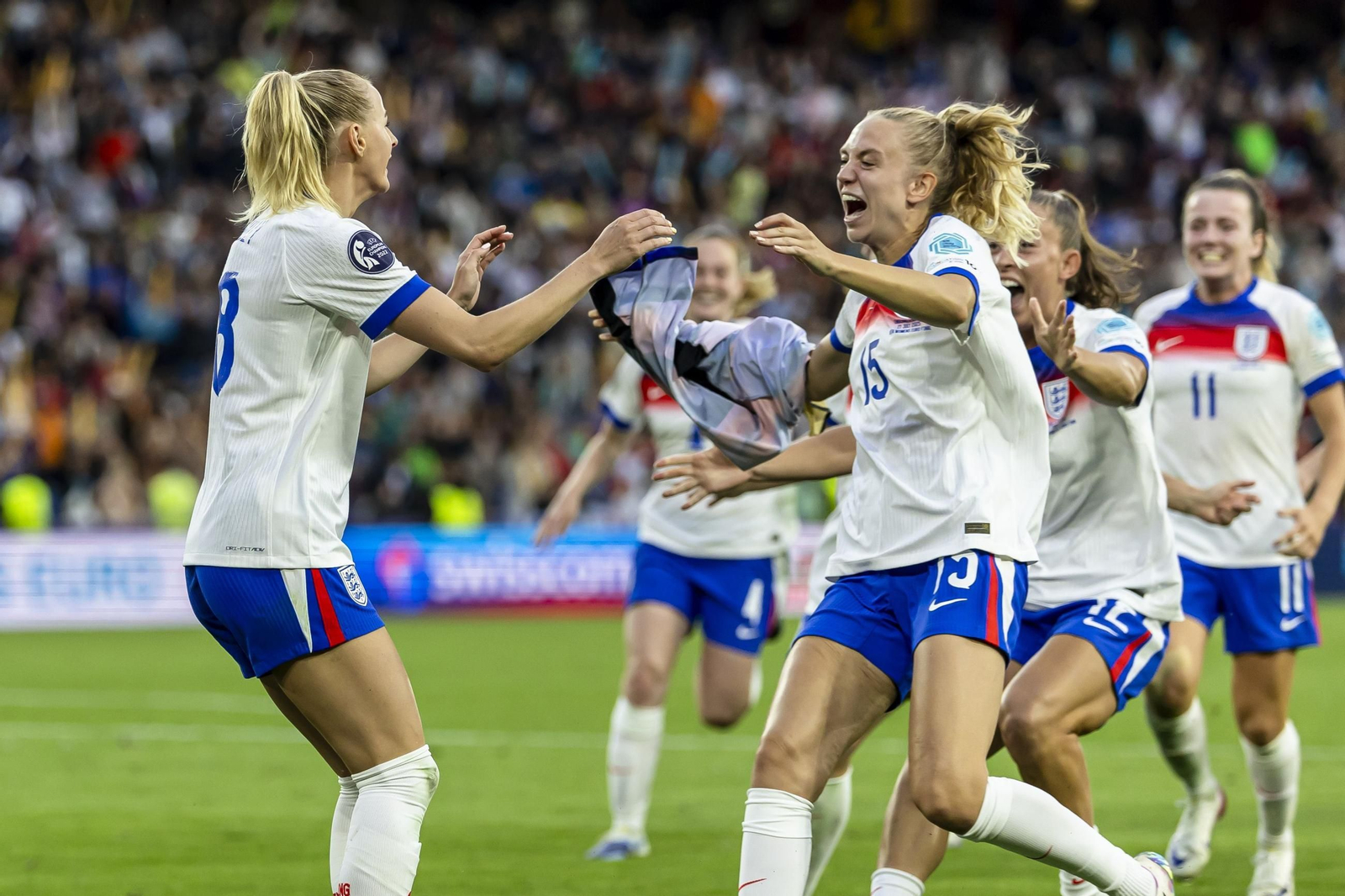 Las mejores imágenes de la final España - Inglaterra de la Eurocopa femenina