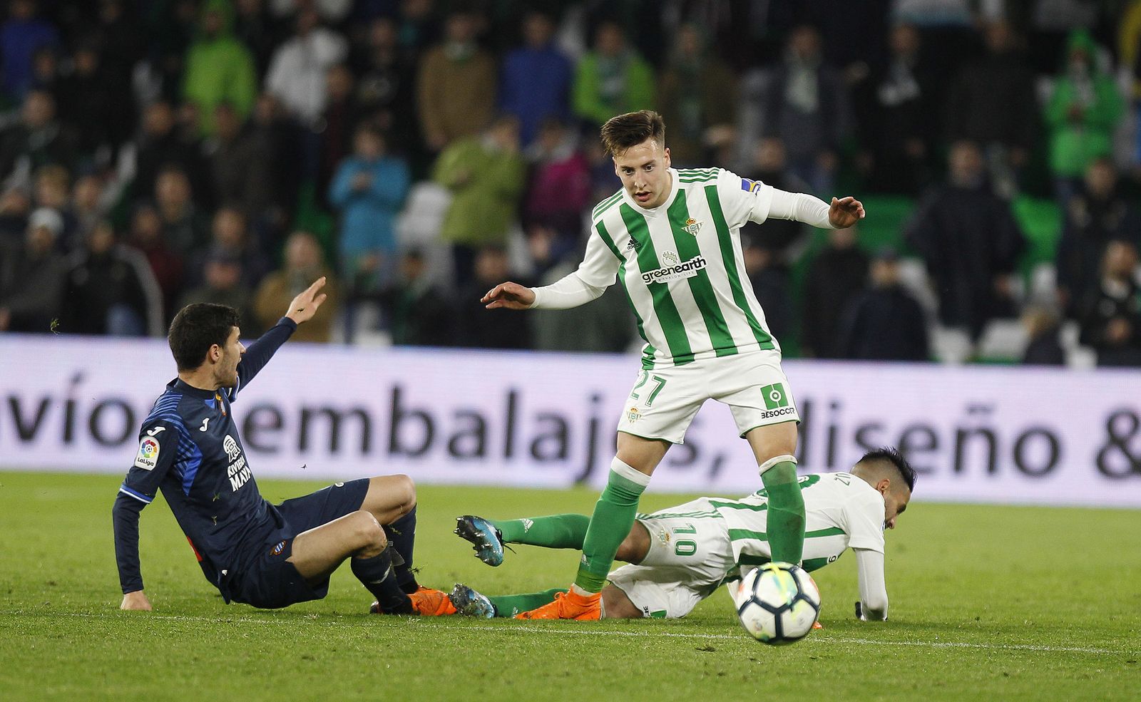 Francis,  frente al Espanyol.