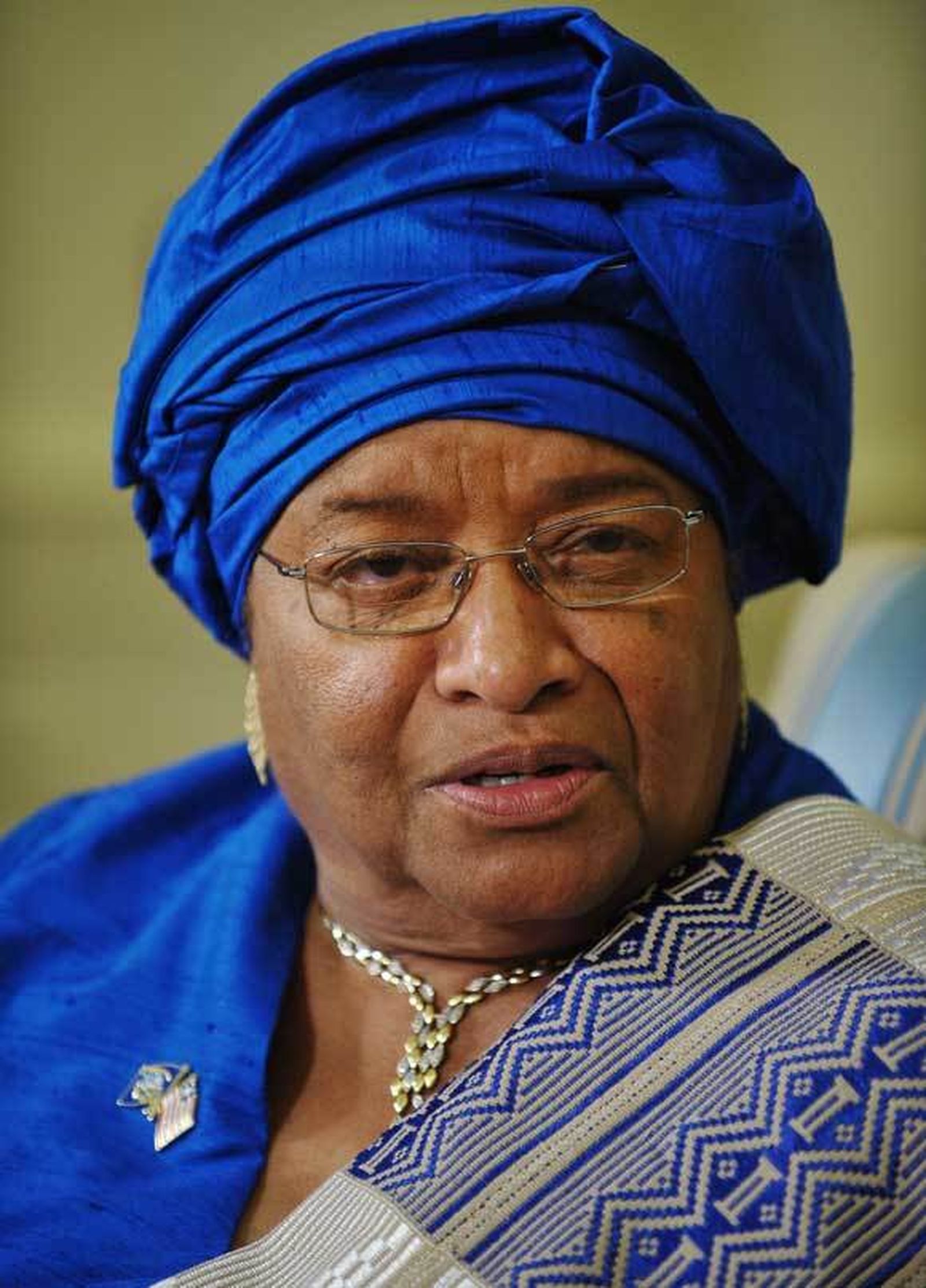 En la imagen, la presidenta de Liberia, Ellen Johnson-Sirleaf.