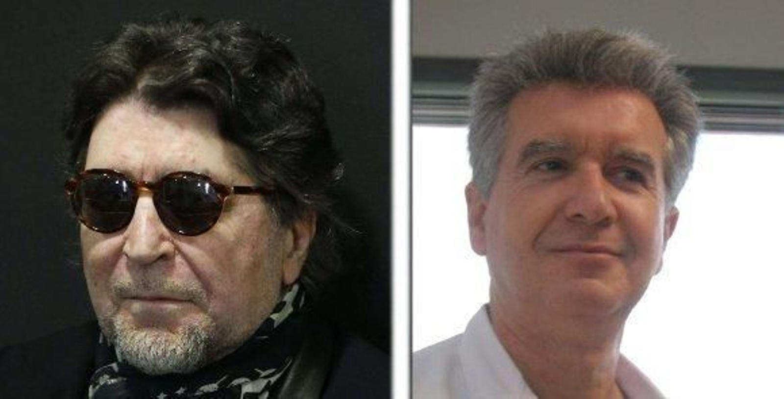 Joaquín Sabina y el especialista en trasplantes Ángel Salvatierra, Hijos Predilectos de Andalucía 2016