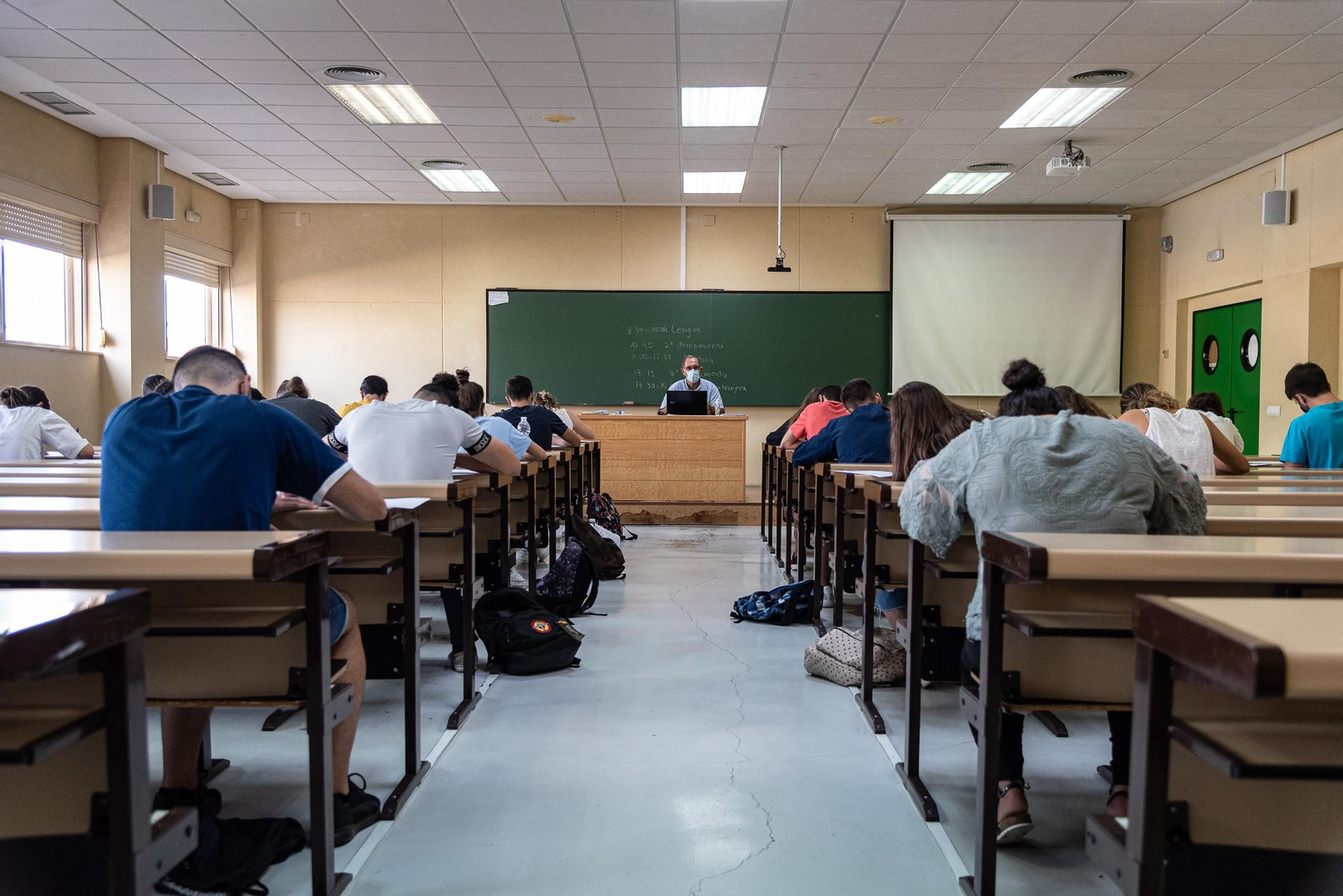 Imágenes de la Prueba de Acceso a la Universidad en la convocatoria de septiembre