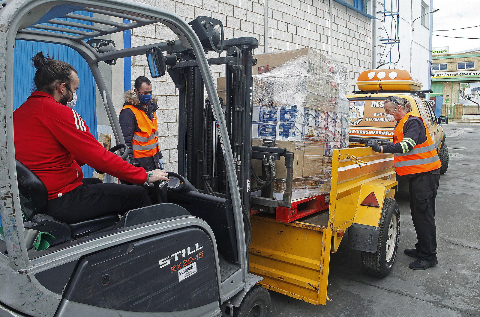 Banco de alimentos continúa su importante labor. Coronavirus