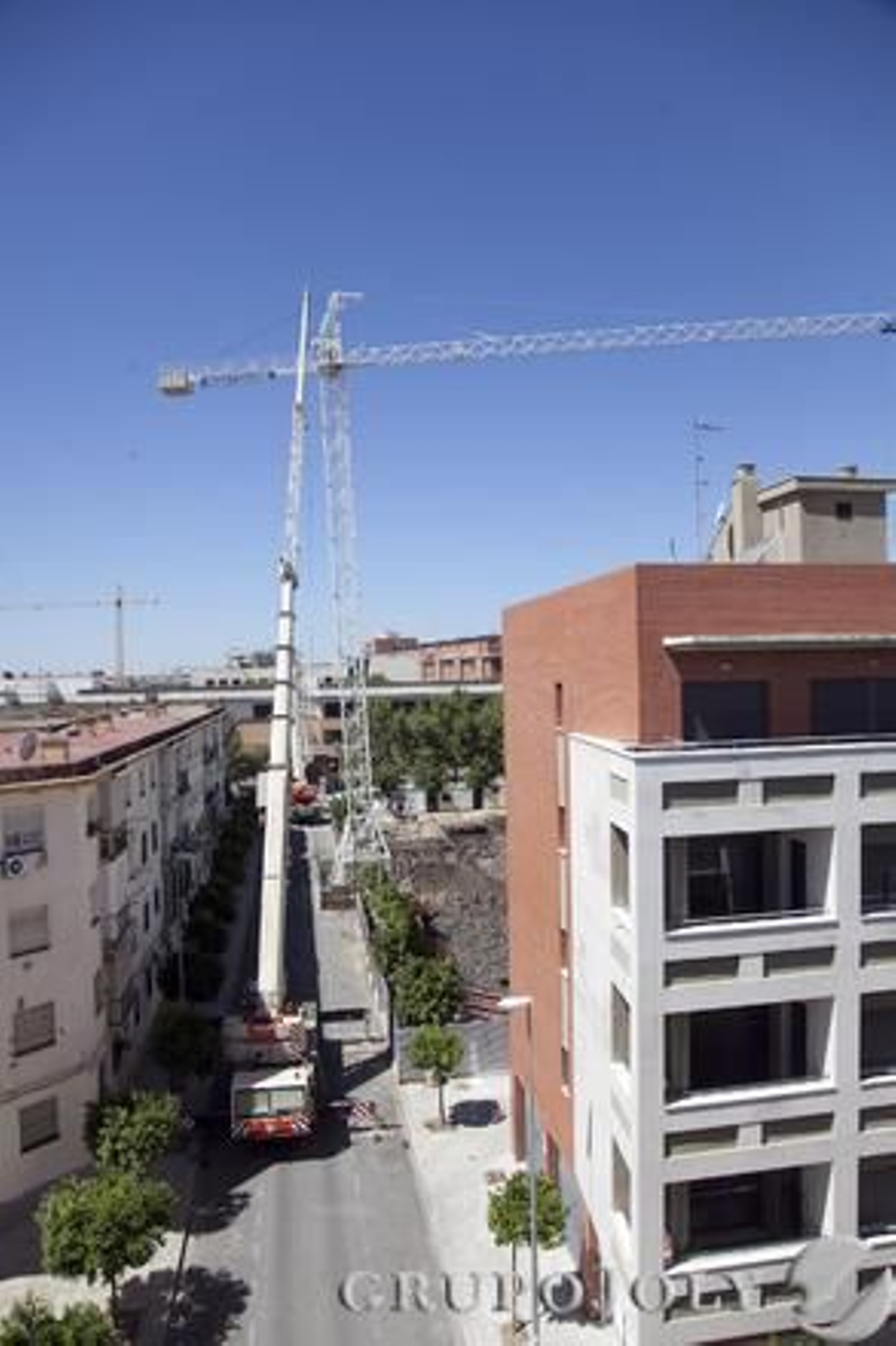 Imagen de la grúa.

Foto: Jaime Martínez