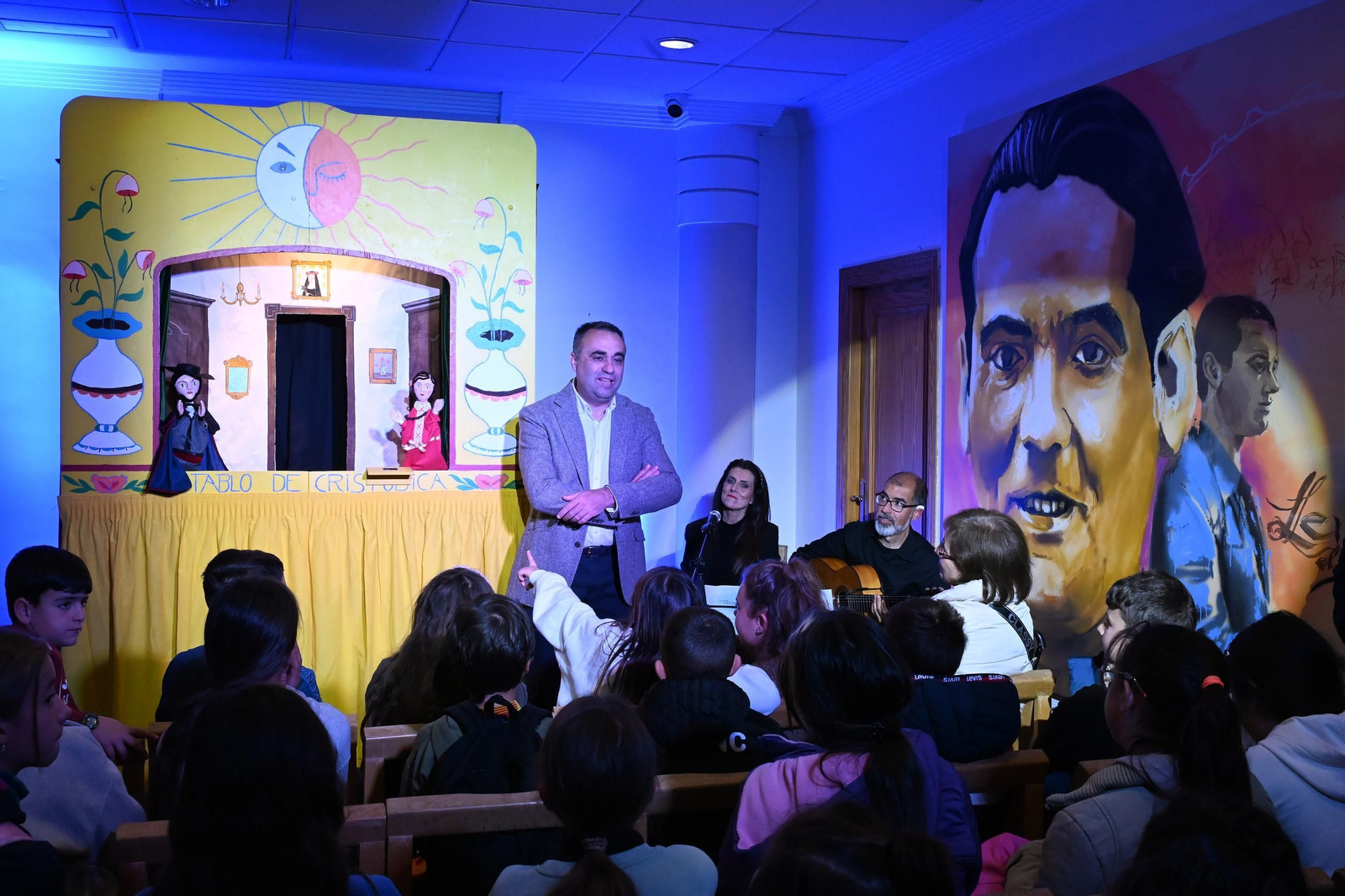 Los escolare, en la Casa Museo Lorca.