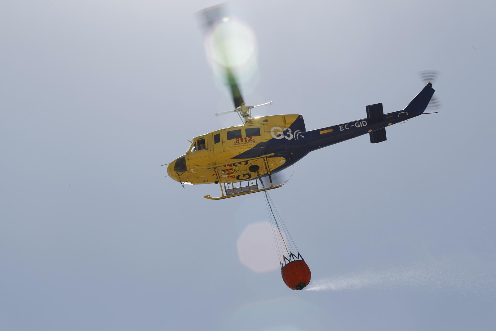 Fotogalería incendio forestal Paraje Majada del Aguilón. Huércal de Almería