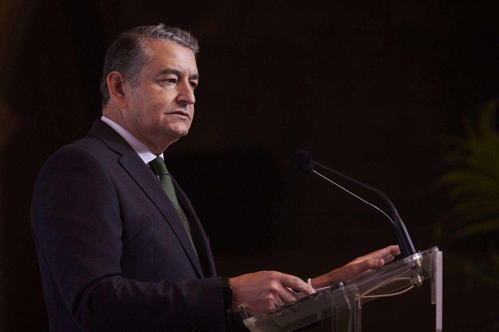 Antonio Sanz interviene en n los desayunos informativos de Europa Press Andalucía, en la Fundación Cajasol.