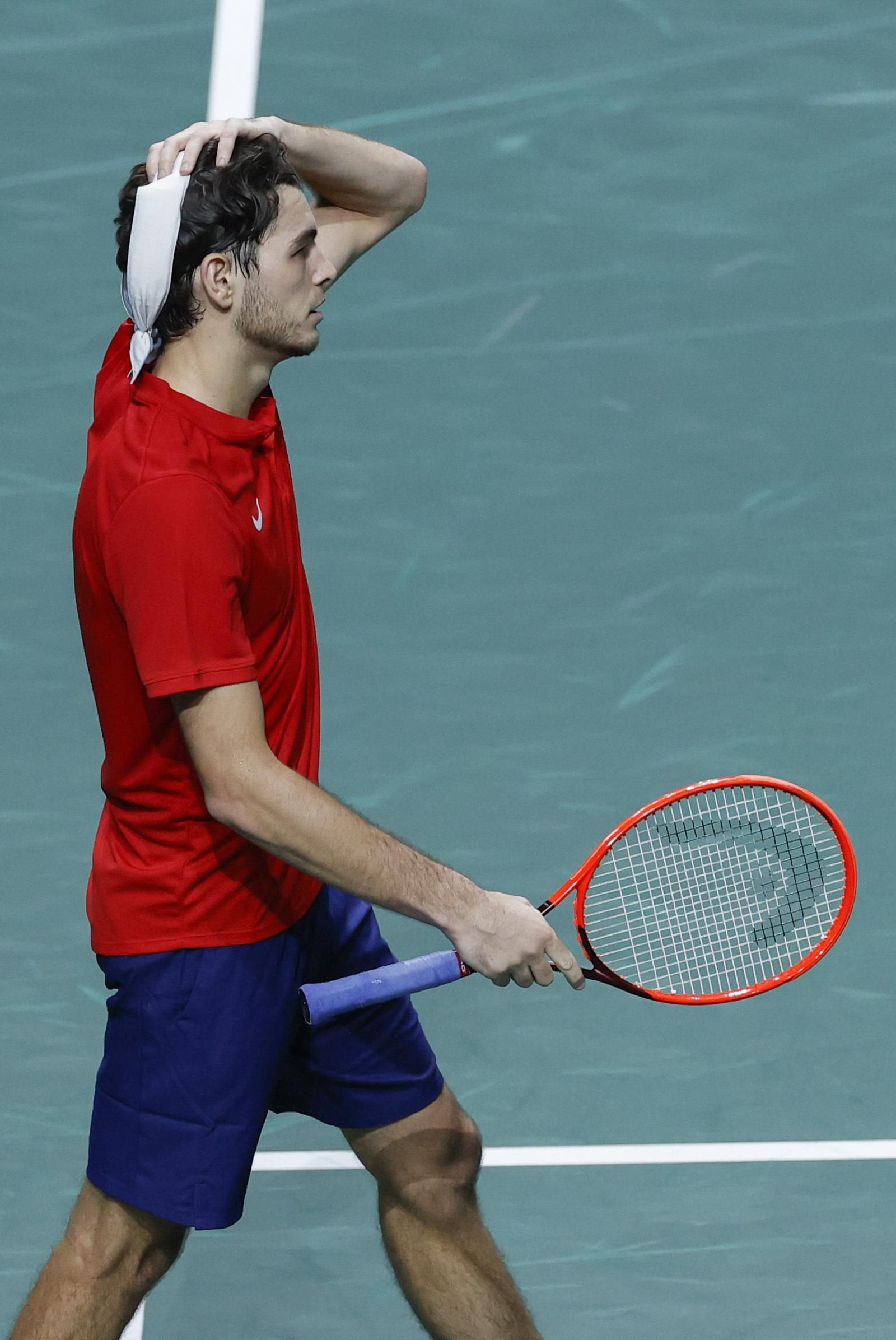 Taylor Fritz - Lorenzo Musetti de la Copa Davis de Málaga, en fotos