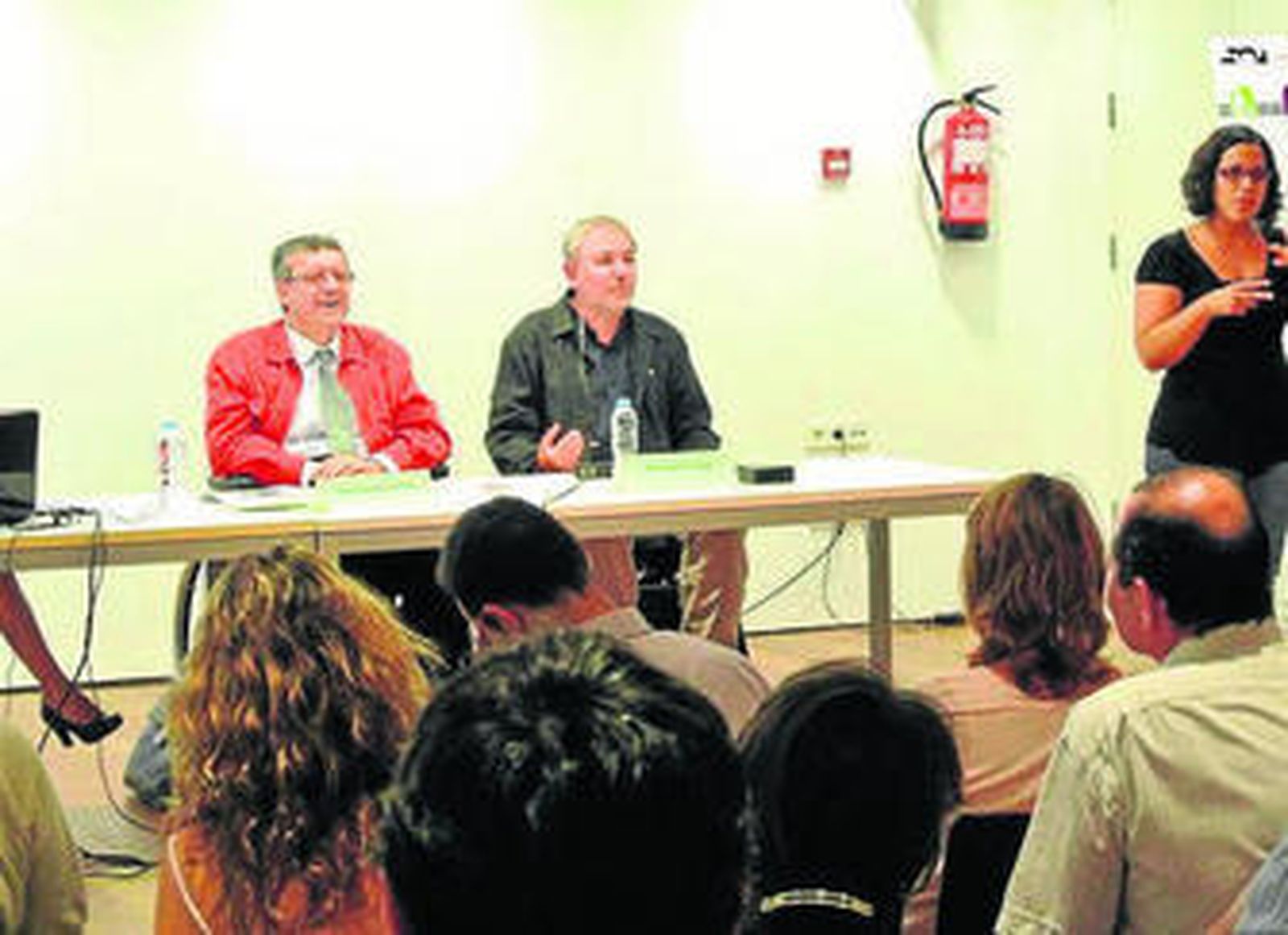 Antonio Sánchez de Amo en una de las mesas del Seminario.