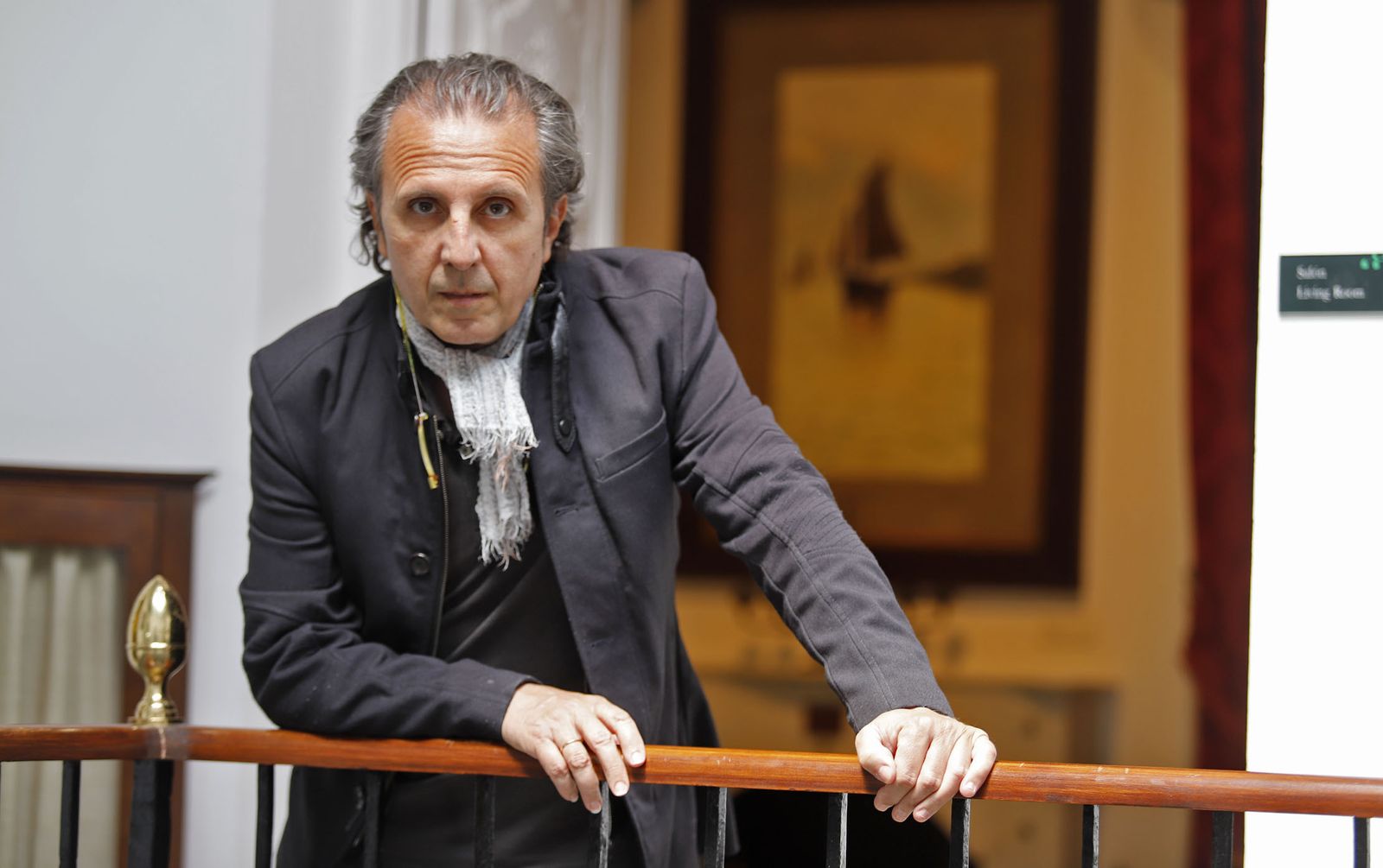 Juan Carlos Romero en la Casa Museo Zenobia-Juan Ramón Jiménez