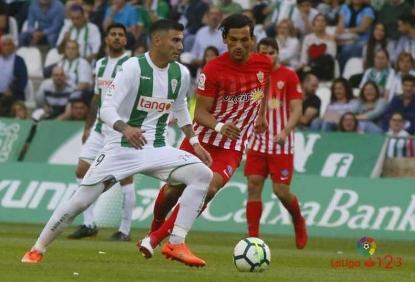 Reyes, la pasada temporada en el Córdoba-Almería.