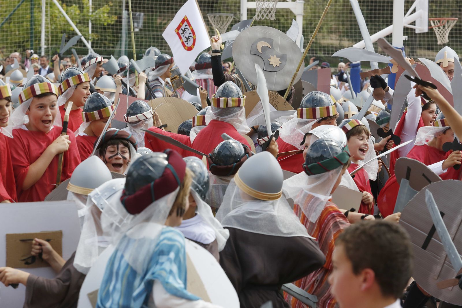 La Batalla de las Navas de Tolosa escenificada por los alumnos de El Romeral