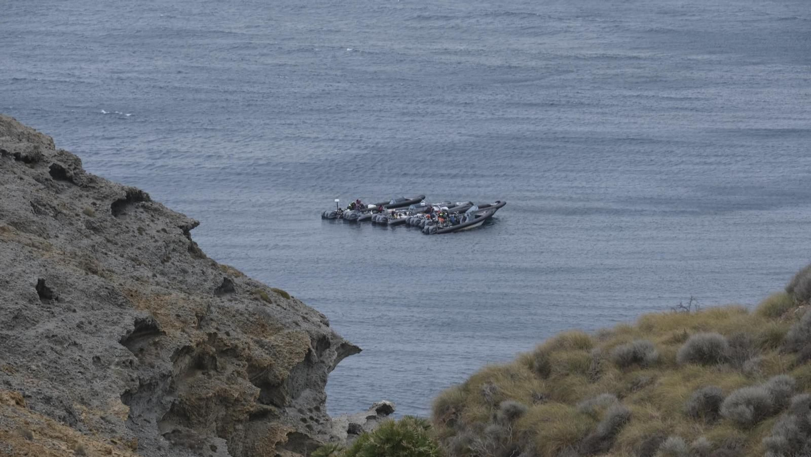 Narcolanchas en Cabo de Gata.