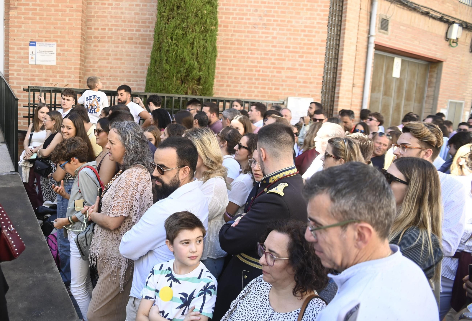 La cofradía de la Oración en el Huerto de Cabra, en el Vía Crucis Magno de Córdoba