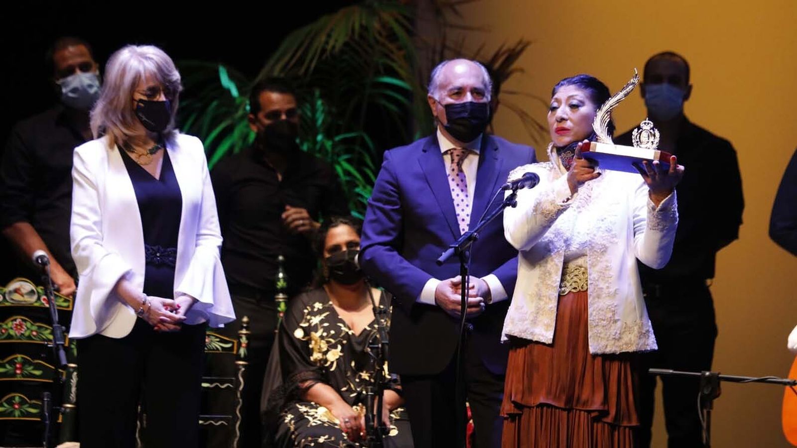 Las fotos de la entrega de la Palma de Plata a Manuela Carrasco