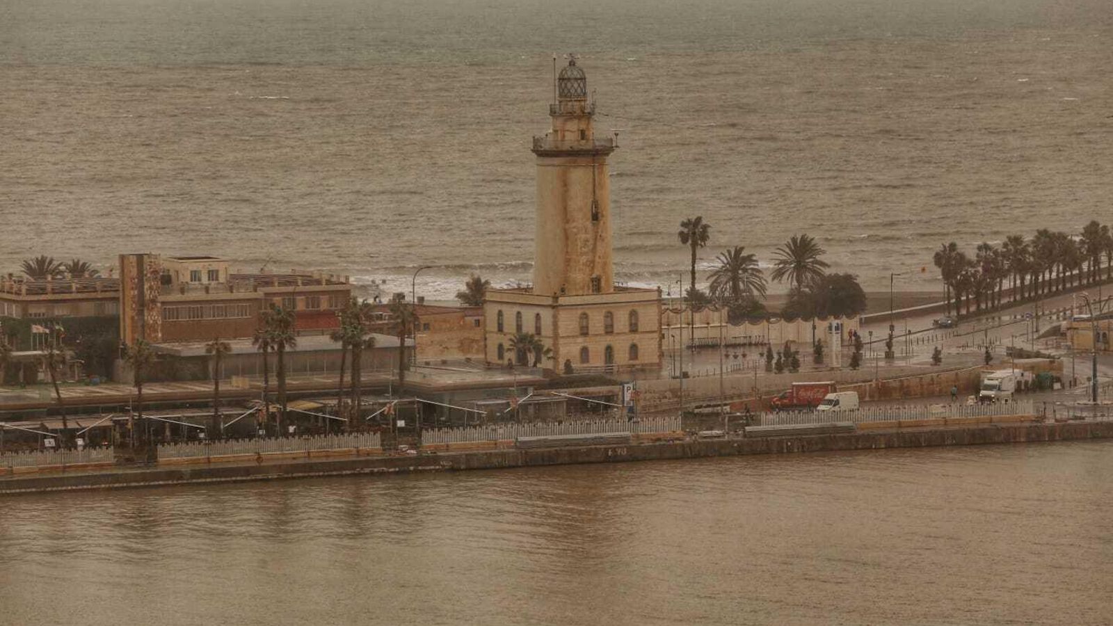 La farola durante esta mañana.
