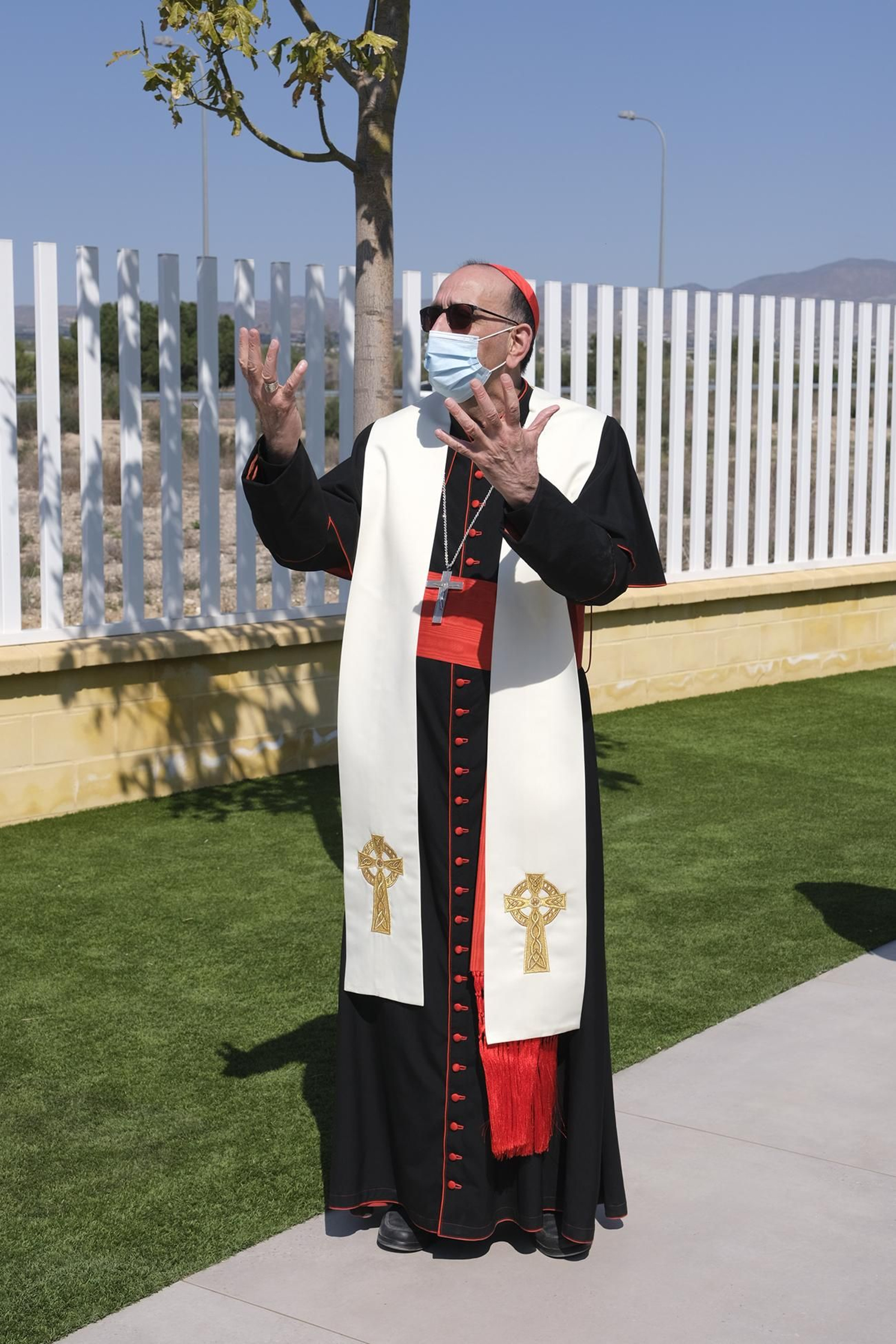 Bendición de las instalaciones de Hydrodiseño, en Huércal Overa (Almería)