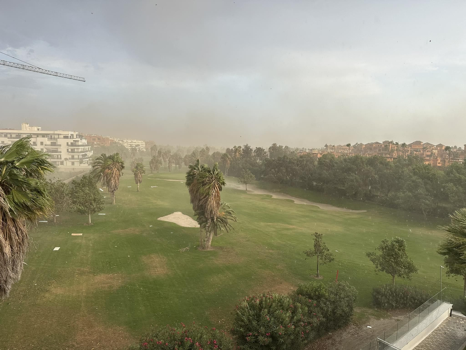 Playa Granada durante el reventón térmico