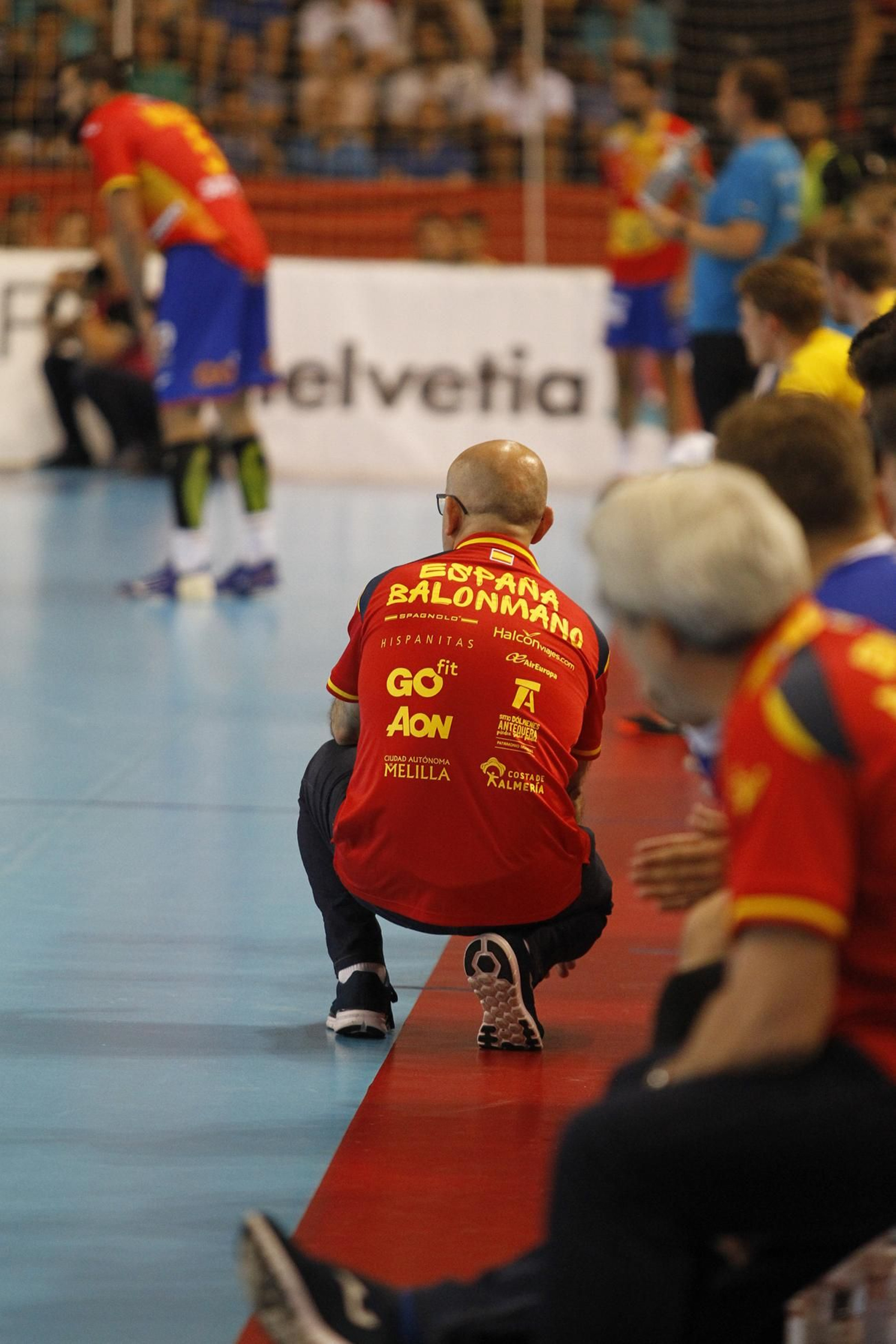 Fotogalería España-Suecia. Balonmano. Palacio Juegos Mediterráneos. Almería