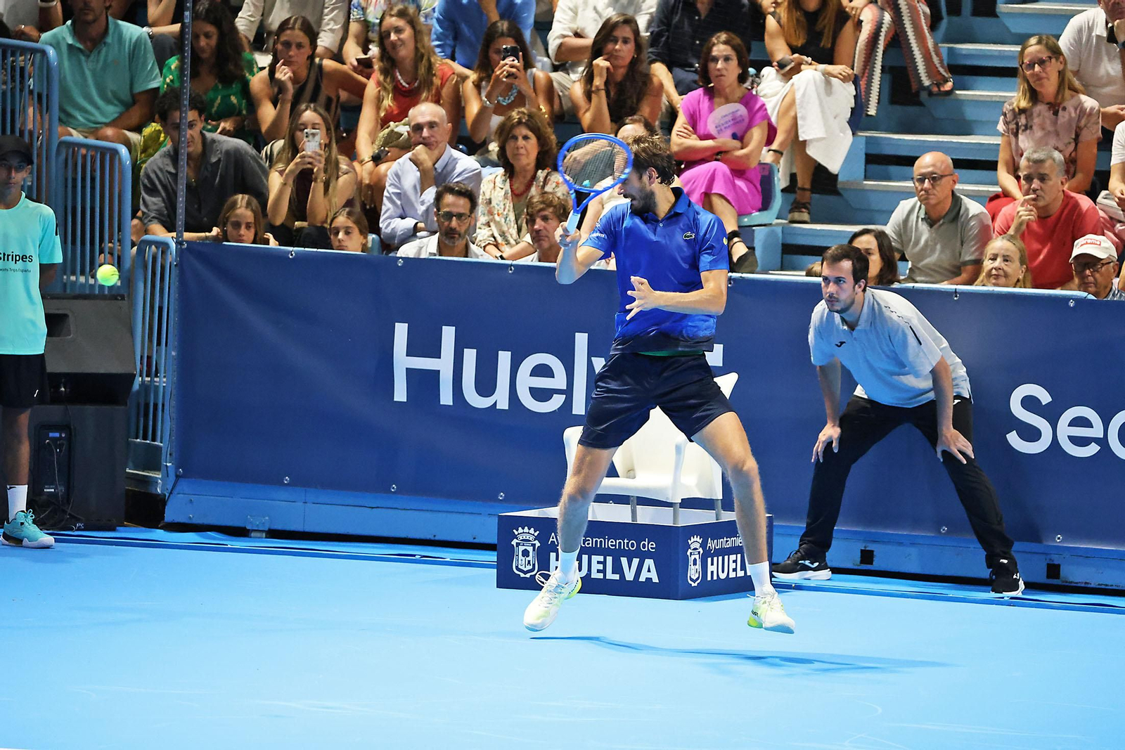Imágenes de la final masculina de la Copa del Rey de tenis entre Daniil Medvedev y Alejandro Davidovich