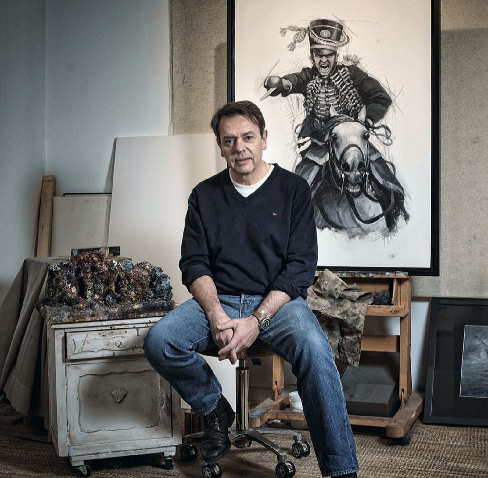 El pintor Augusto Ferrer-Dalmau