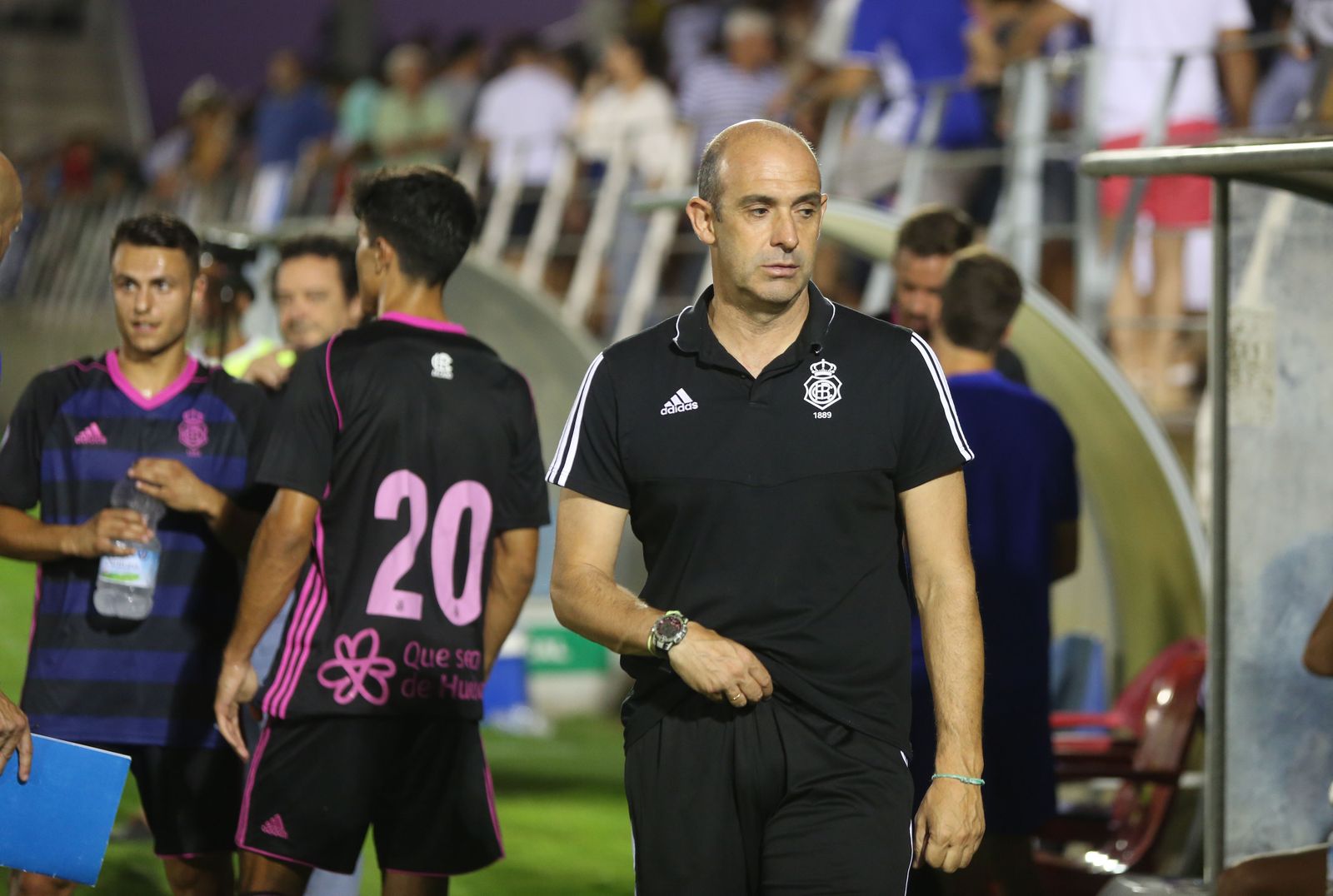 Alberto Monteagudo, durante el encuentro del miércoles en Lepe.