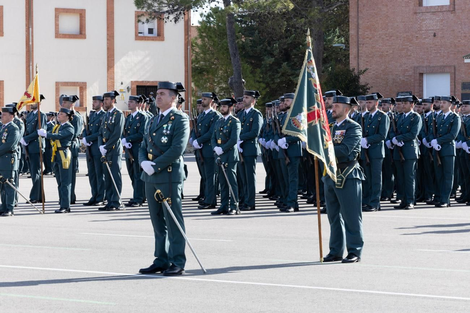Acto de jura de bandera de la 130ª promoción de guardias civiles de la Academia de Baeza