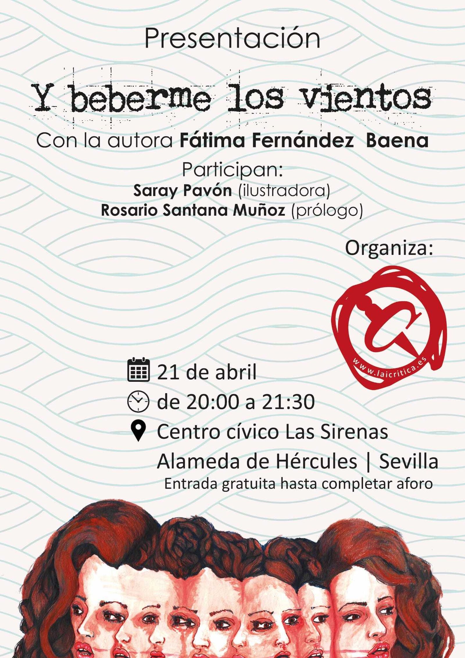 Detalle del cartel de la presentación.