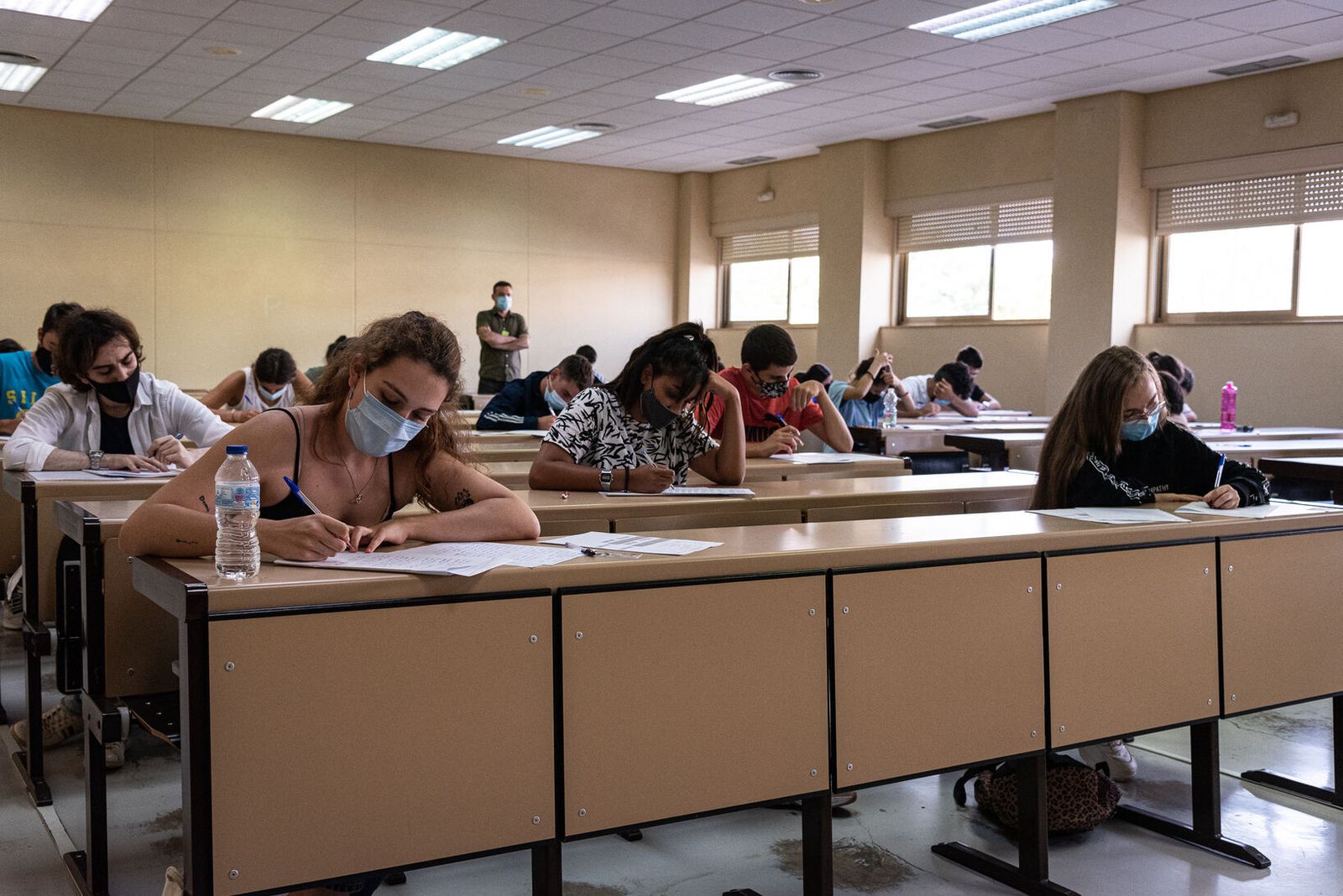 Selectividad en la Universidad de Huelva en septiembre de 2020.