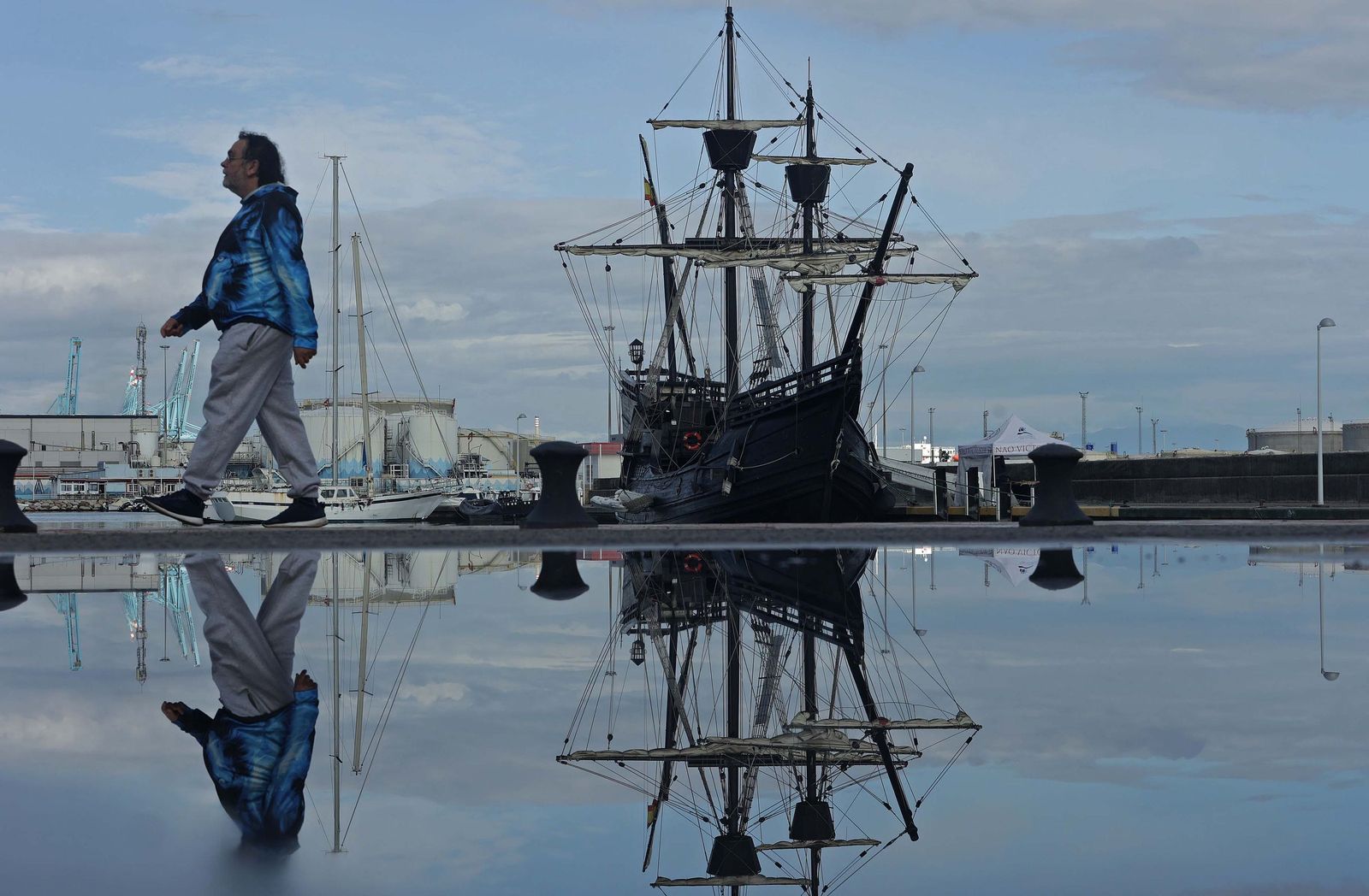 Fotos del navío Nao Victoria en Algeciras