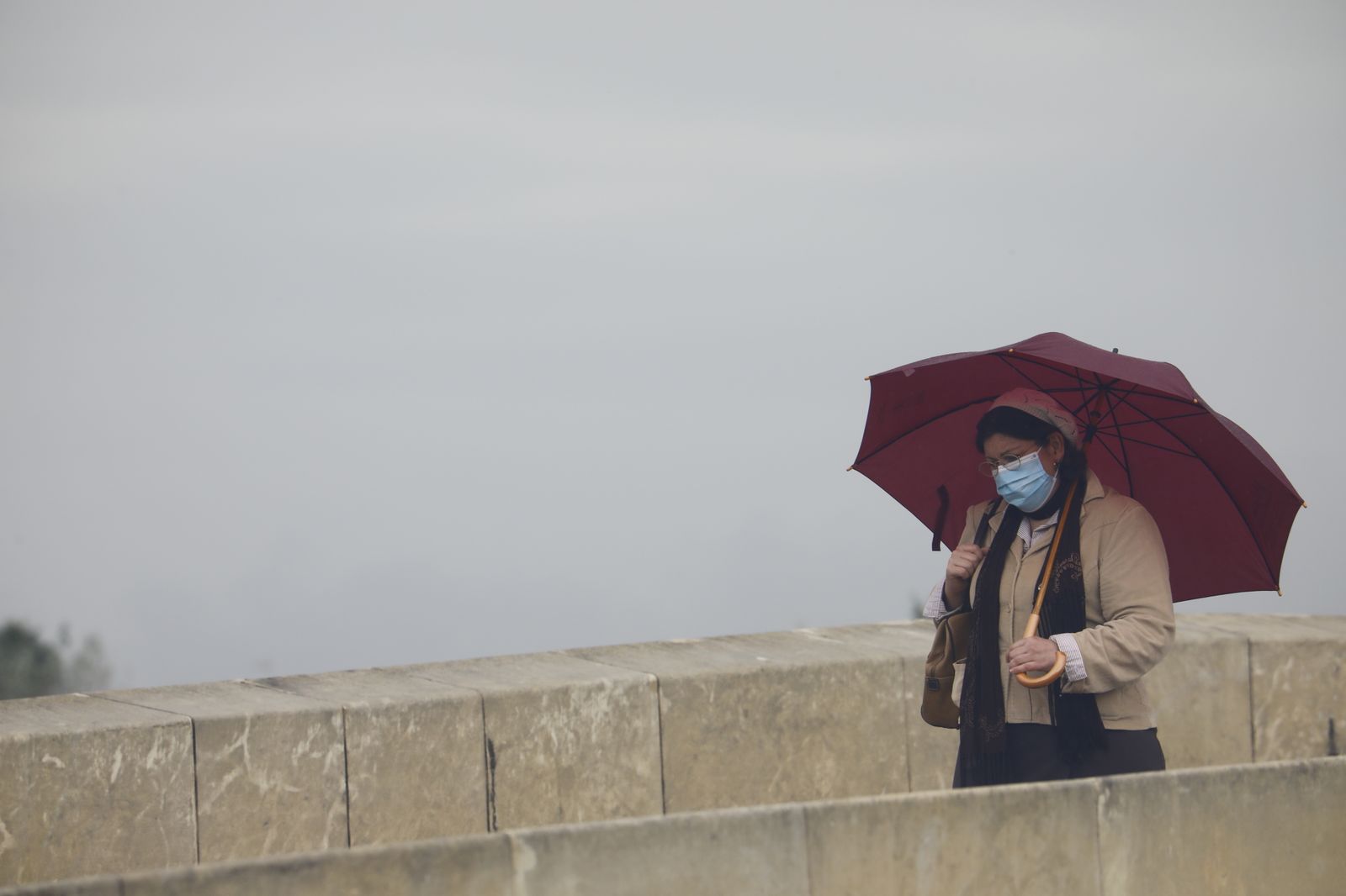 Las fotografías de un domingo lluvioso en Córdoba