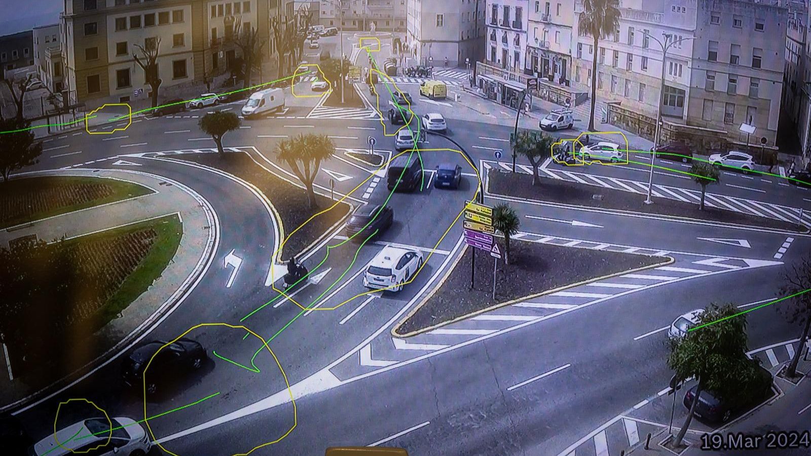 Captura de una de las imágenes de una de las cámaras.