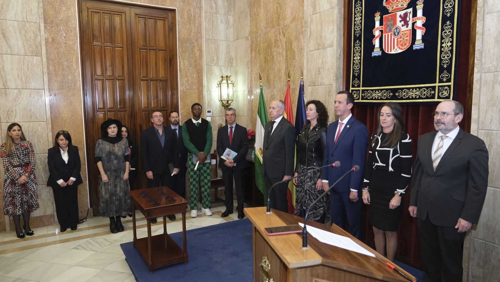 Imágenes del acto del Día de la Constitución en la Subdelegación del Gobierno de Almería