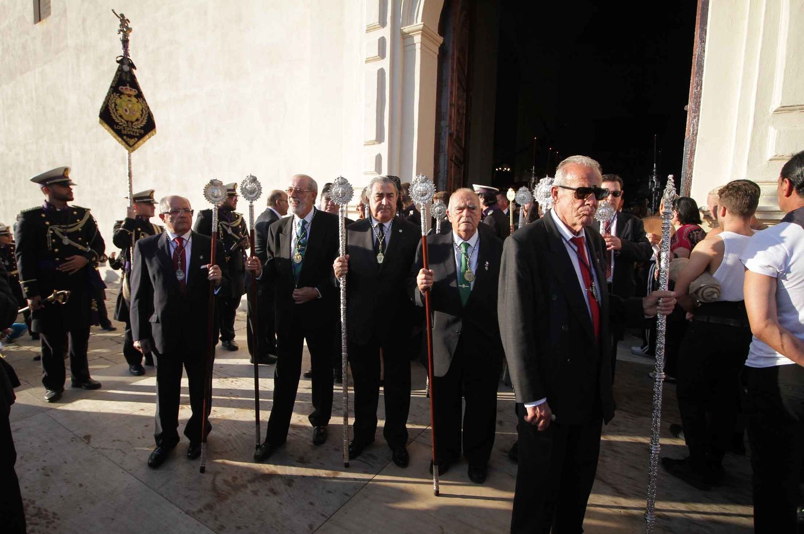 Imágenes del Señor de Pasión en la procesión del centenario de la hermandad
