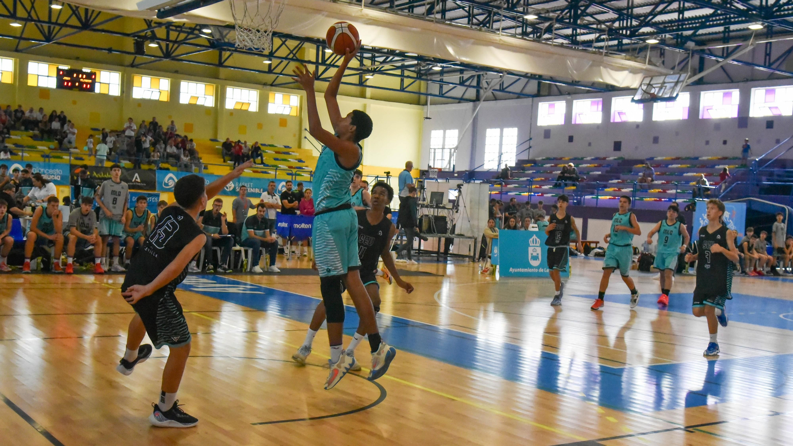 Las fotos de la tercera jornada del Andaluz infantil masculino de baloncesto en La Línea
