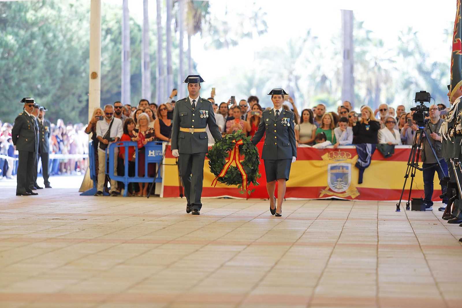 Imágenes de los actos de la Guardia Civil  en Huelva 12 de octubre, Día del Pilar