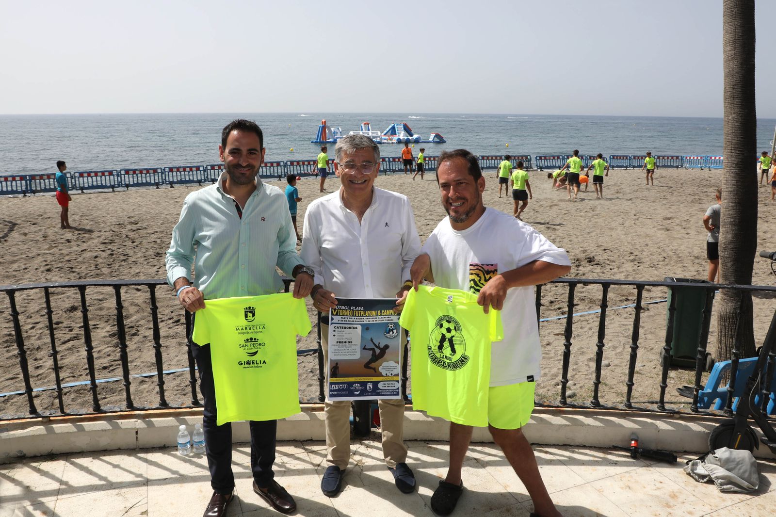 De izquierda a derecha, Lisandro Vieytes, Javier García y Juan Manuel Montilla ‘El Langui’.