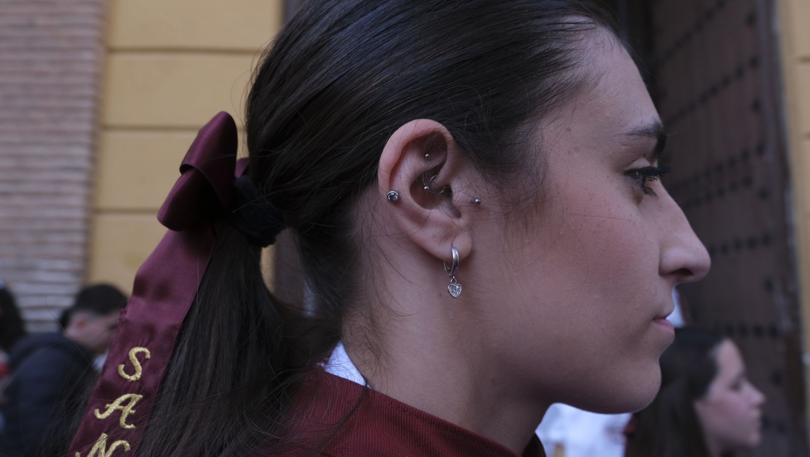 La procesión de la Santa Cena en Almería, en imágenes