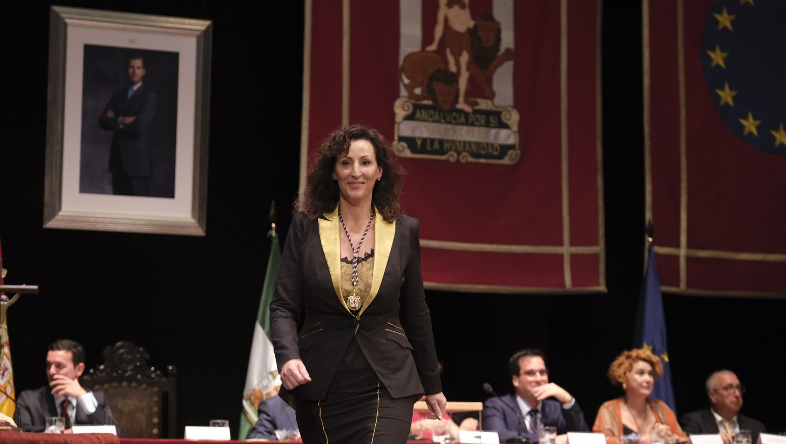 Imágenes de la investidura como Alcaldesa de Almería, de María del Mar Vázquez Agüero