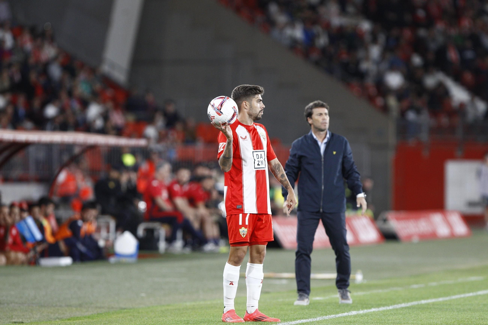 El partido U.D. Almería-Deportivo de La Coruña, en imágenes